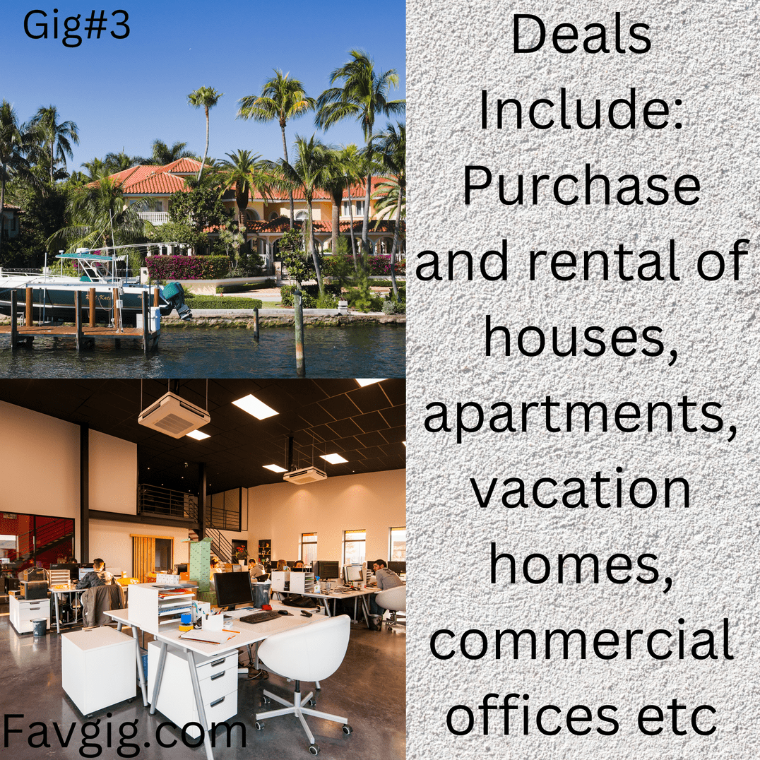 Gig#3: We can help you find your desired house or any property at a lucrative price.