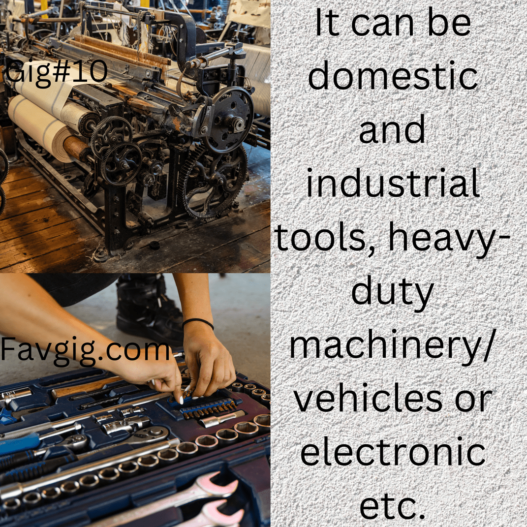 Gig#10: We can help you find your specified tools, machinery or electronics.