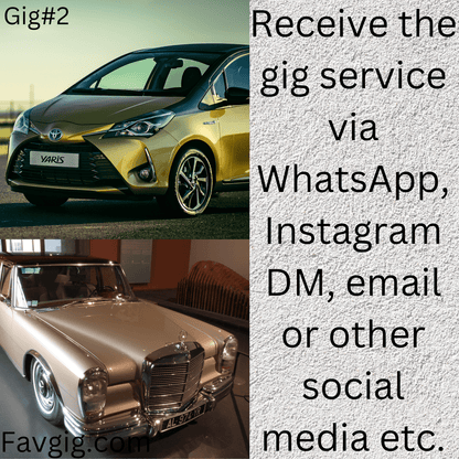 Gig#2: We can help you find your desired car at a lucrative price.
