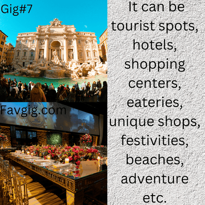 Gig#7: We can help you make your travel to any country memorable and more joyful.